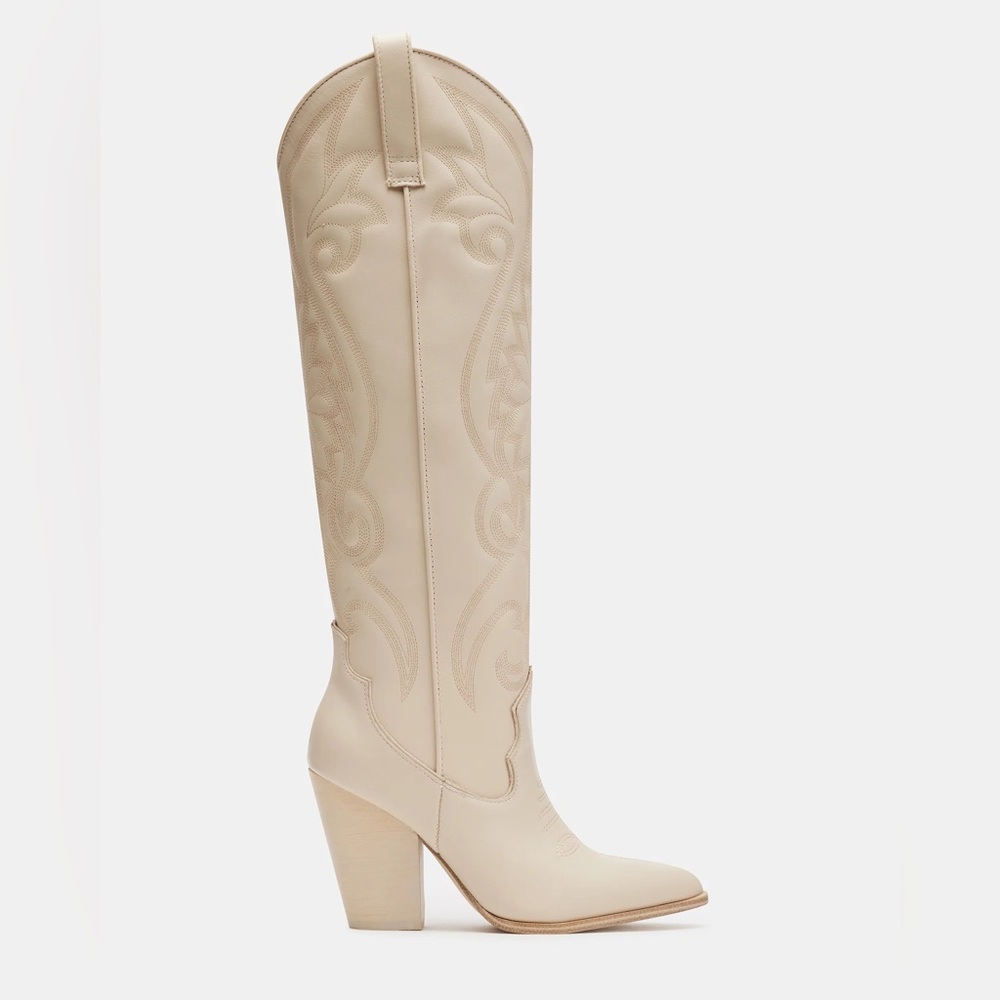 Cowgirl cowboy western Boots - Steve Madden Lasso Bone Leather